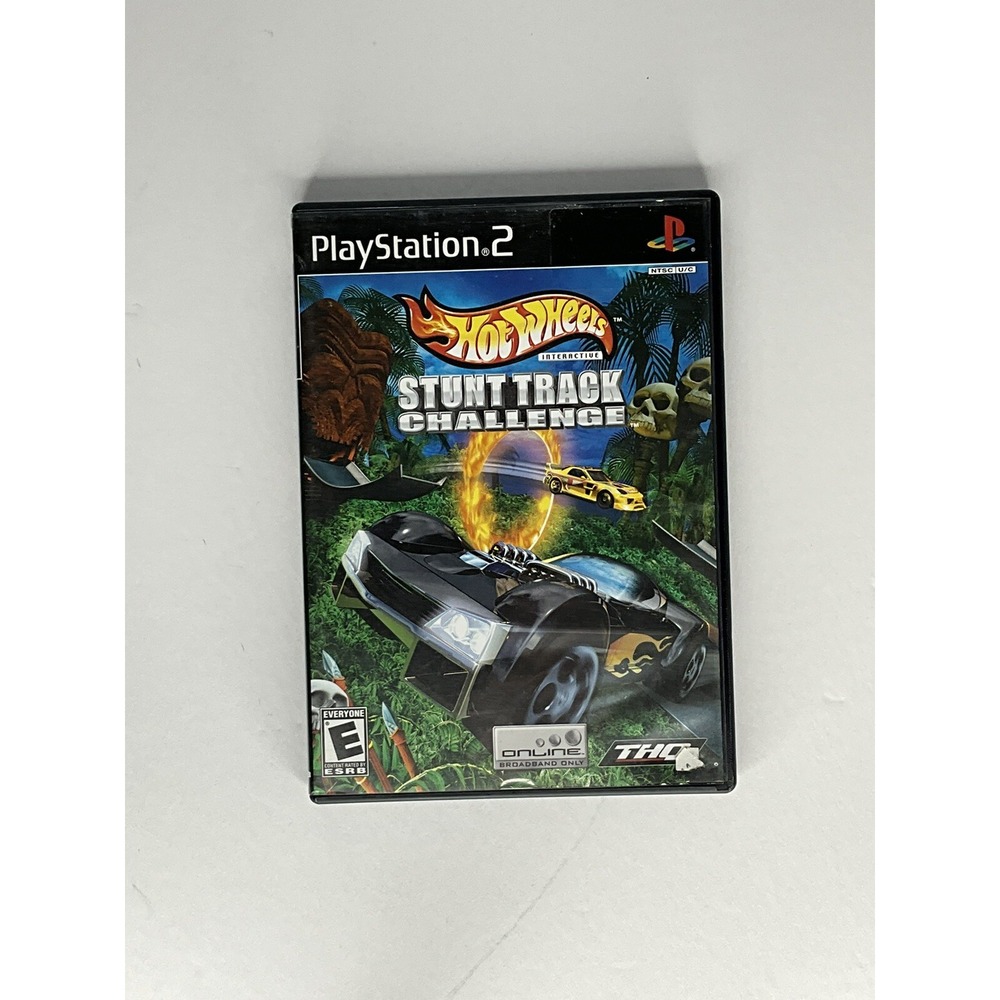 Hot Wheels Stunt Track Challenge Sony PlayStation 2 PS2 2004 THQ Racing Game